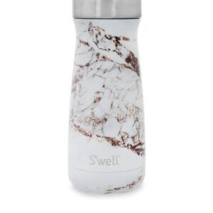 S'well White and Brown Marble Water Bottle